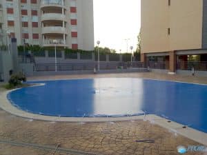 Cobertores Piscina en lona y PVC