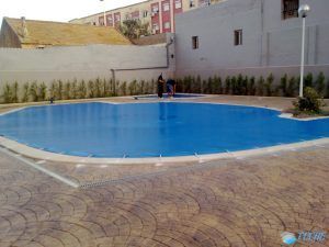 Cobertores Piscina en lona y PVC