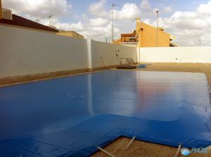Cobertores Piscina en lona y PVC